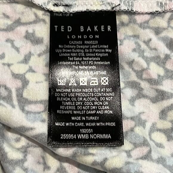 NWT Ted Baker NORMMA Half Sleeve Flec Tee Ted 2/ US Medium - Picture 11 of 13